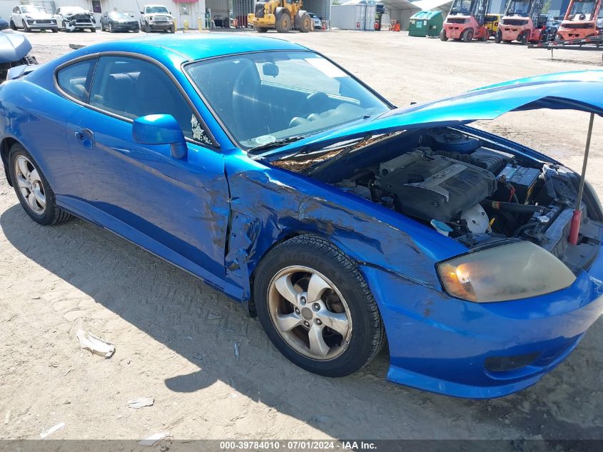 2005 Hyundai Tiburon Gs VIN: KMHHM65D85U164436 Lot: 39784010