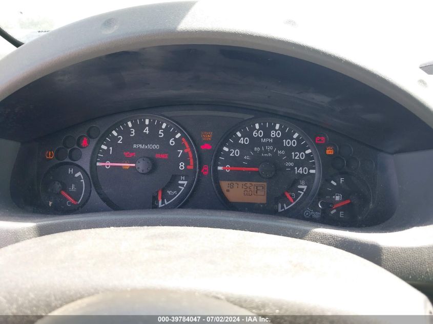 2008 Nissan Xterra S VIN: 5N1AN08U68C501784 Lot: 39784047