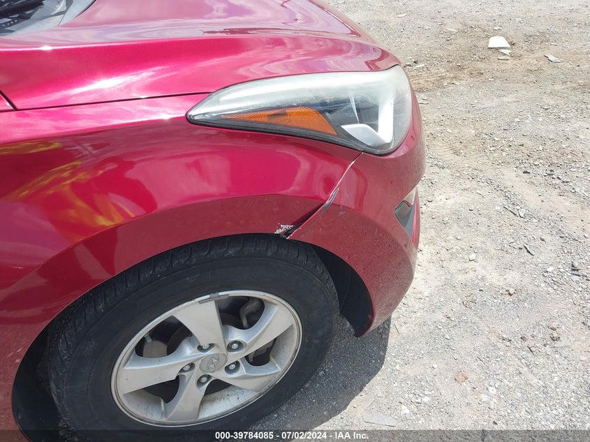 2014 Hyundai Elantra Se VIN: 5NPDH4AE1EH541869 Lot: 39784085