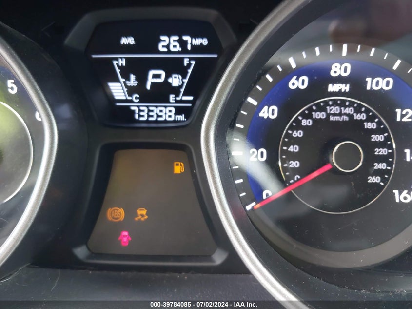 2014 Hyundai Elantra Se VIN: 5NPDH4AE1EH541869 Lot: 39784085