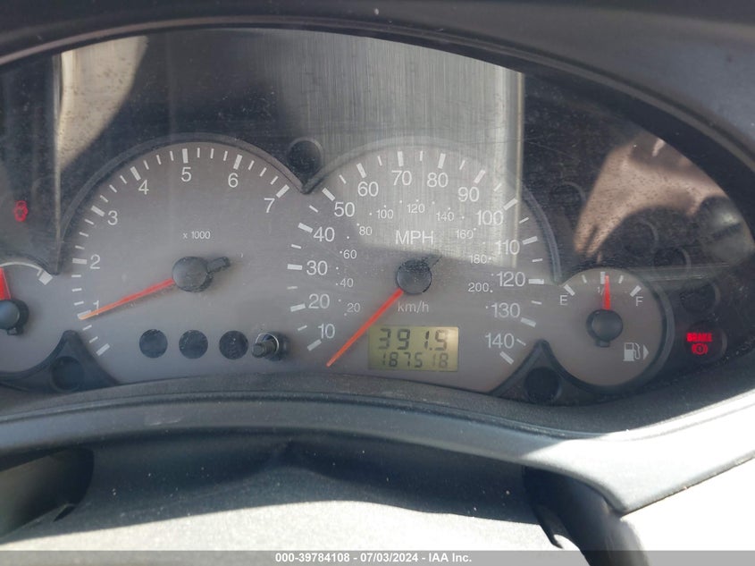 2003 Ford Focus Zx3 VIN: 3FAFP31Z53R185824 Lot: 39784108