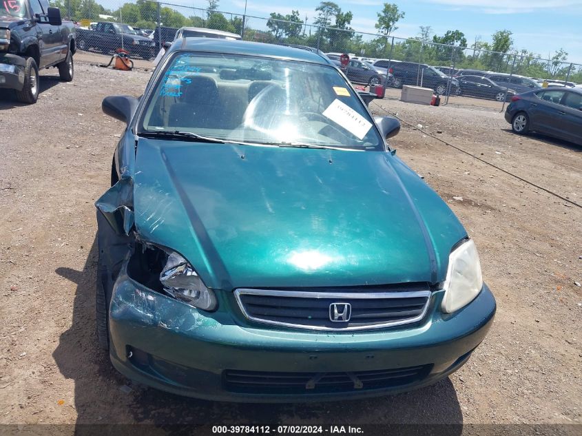 1999 Honda Civic Lx VIN: 1HGEJ6675XL043110 Lot: 39784112