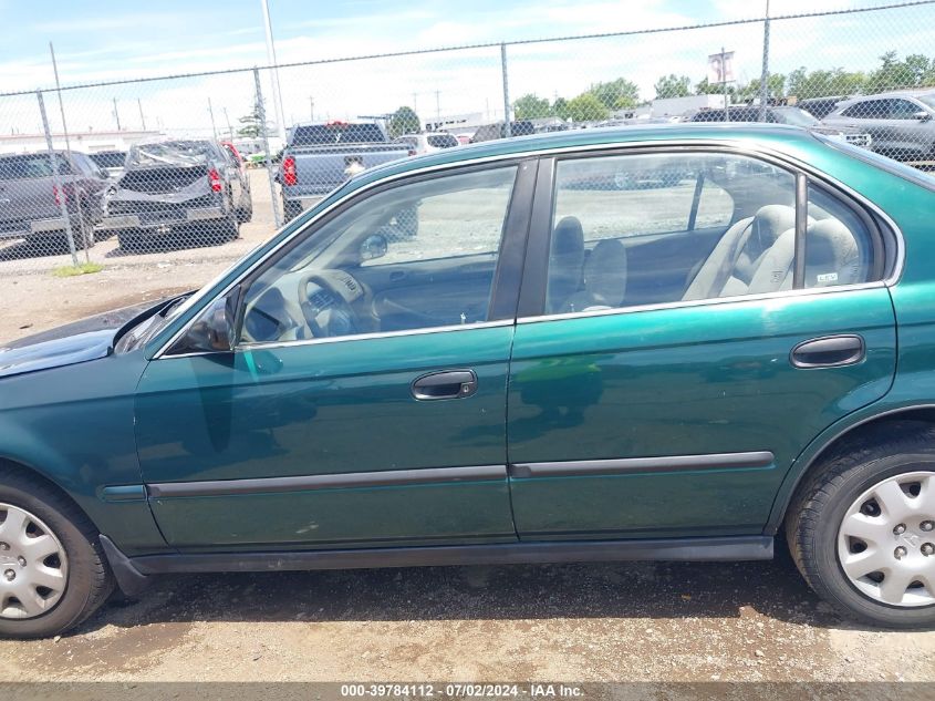 1999 Honda Civic Lx VIN: 1HGEJ6675XL043110 Lot: 39784112