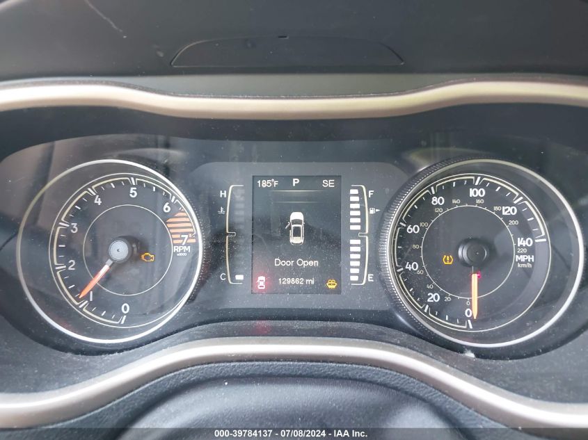 2016 Jeep Cherokee Latitude VIN: 1C4PJMCBXGW252409 Lot: 39784137