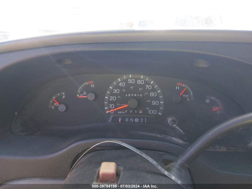 1997 Ford Econoline E250 Van VIN: 1FTFE2423VHA71804 Lot: 39784188