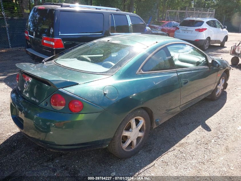 1999 Mercury Cougar V6 VIN: 1ZWHT61L6X5677923 Lot: 39784227