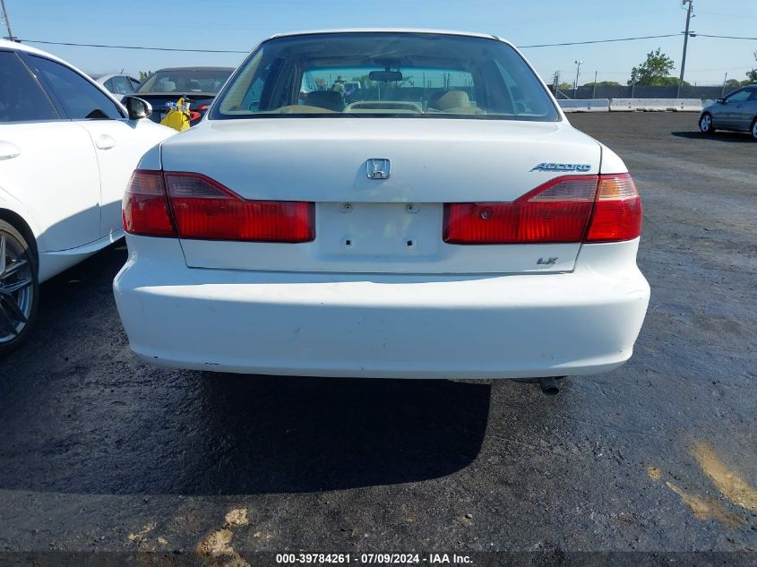 2000 Honda Accord 2.3 Lx VIN: 3HGCG6658YG707354 Lot: 39784261