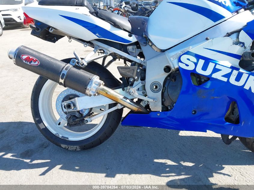 2002 Suzuki Gsx-R600 VIN: JS1GN7BA822101965 Lot: 39784264