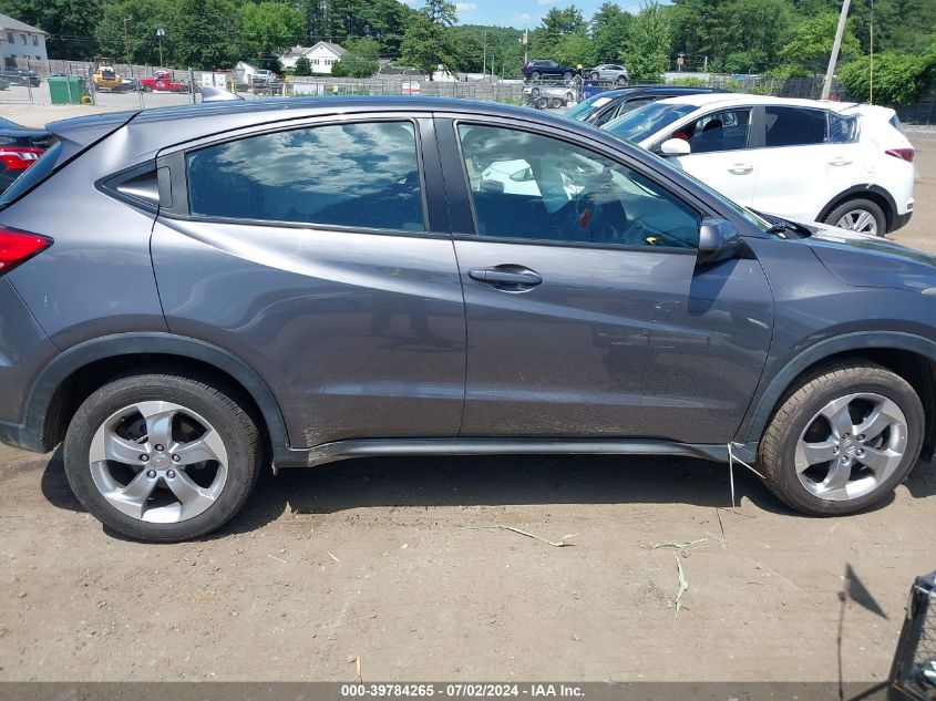 2017 Honda Hr-V Lx VIN: 3CZRU6H39HM707212 Lot: 39784265