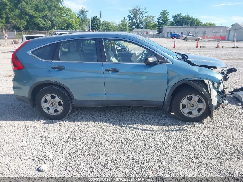 2015 Honda Cr-V Lx VIN: 2HKRM3H33FH552633 Lot: 39784291