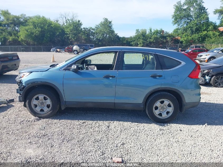 2015 Honda Cr-V Lx VIN: 2HKRM3H33FH552633 Lot: 39784291