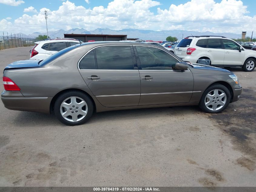 2004 Lexus Ls 430 VIN: JTHBN36F940169395 Lot: 39784319