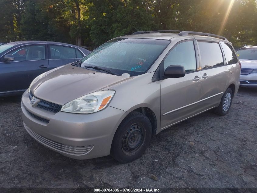 2005 Toyota Sienna Le VIN: 5TDZA23C55S303267 Lot: 39784335