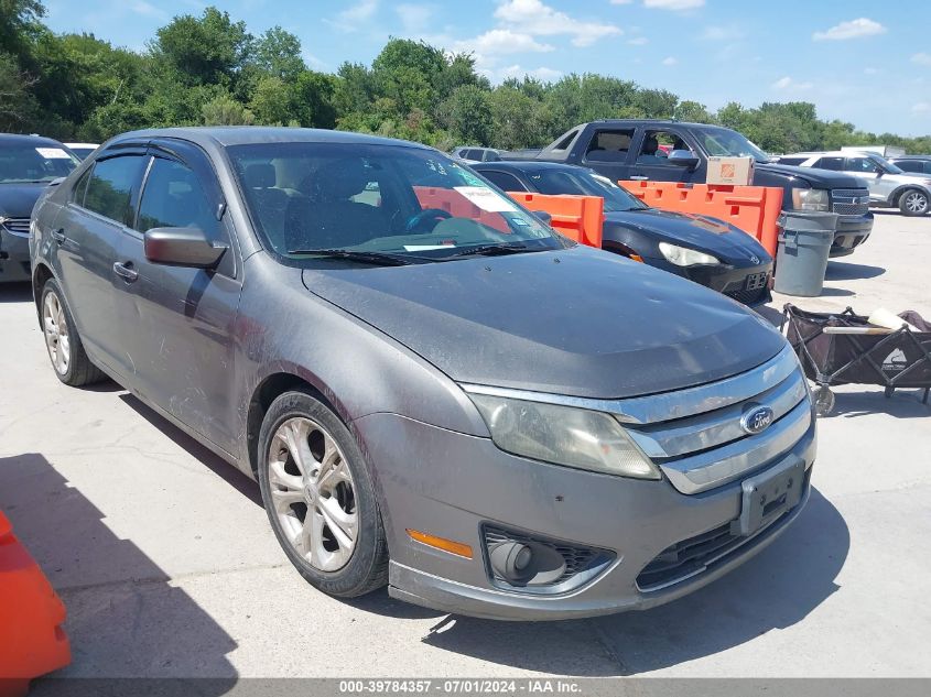 2012 Ford Fusion Se VIN: 3FAHP0HA6CR394996 Lot: 39784357