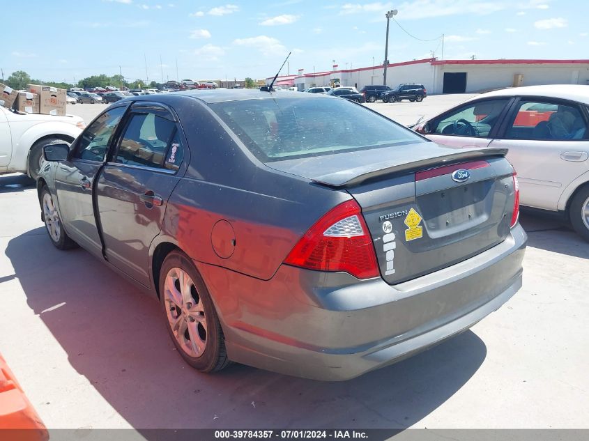 2012 Ford Fusion Se VIN: 3FAHP0HA6CR394996 Lot: 39784357