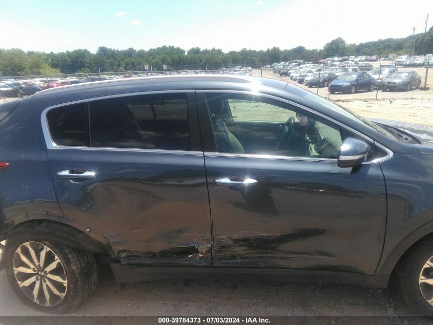 2018 Kia Sportage Ex VIN: KNDPN3AC4J7390006 Lot: 39784373