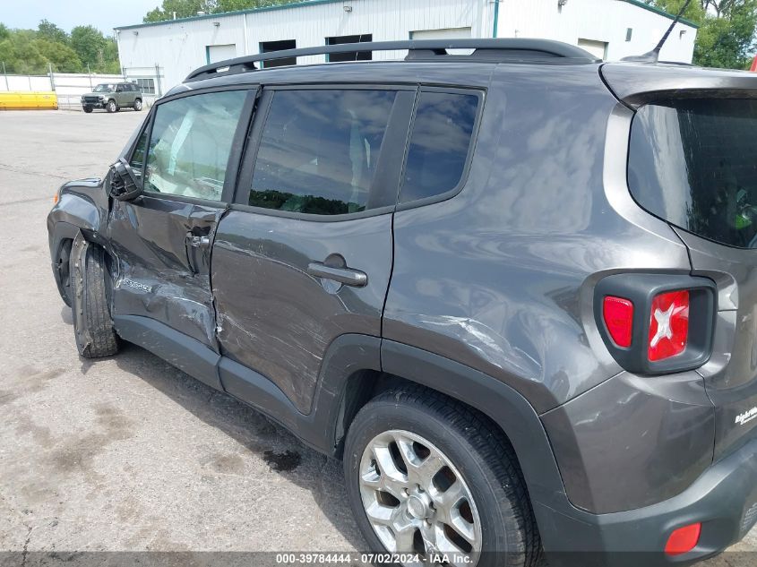 2016 Jeep Renegade Latitude VIN: ZACCJABT5GPD59596 Lot: 39784444