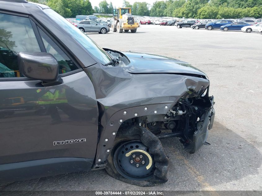 2016 Jeep Renegade Latitude VIN: ZACCJABT5GPD59596 Lot: 39784444