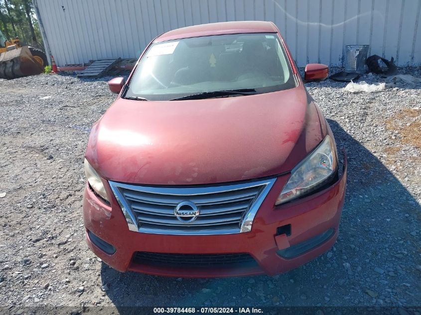 2014 Nissan Sentra S VIN: 3N1AB7AP4EL618633 Lot: 39784468