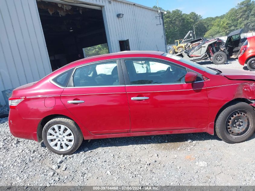 2014 Nissan Sentra S VIN: 3N1AB7AP4EL618633 Lot: 39784468