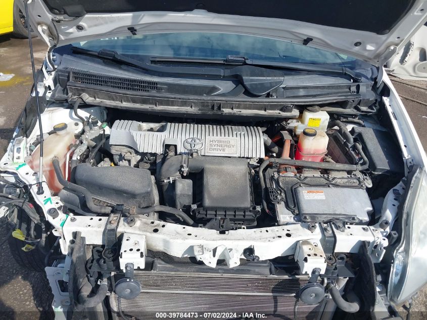 2012 Toyota Prius Four VIN: JTDKN3DU5C5510943 Lot: 39784473