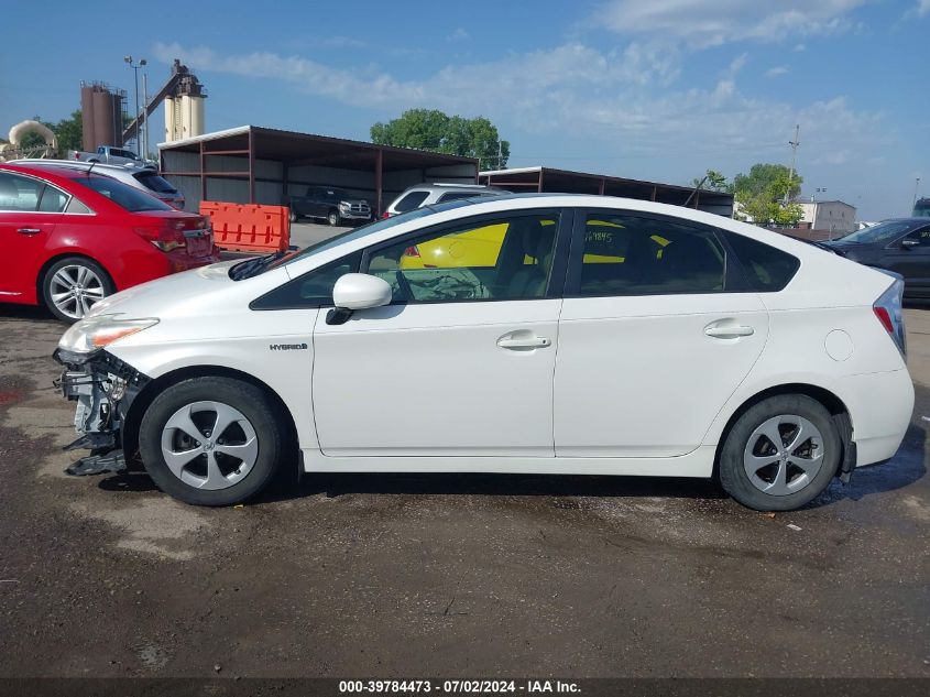 2012 Toyota Prius Four VIN: JTDKN3DU5C5510943 Lot: 39784473