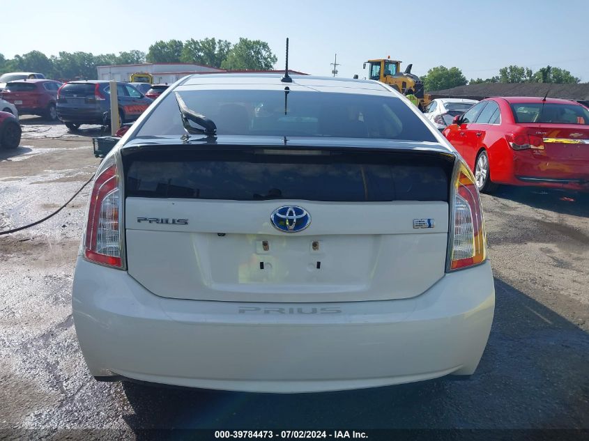 2012 Toyota Prius Four VIN: JTDKN3DU5C5510943 Lot: 39784473