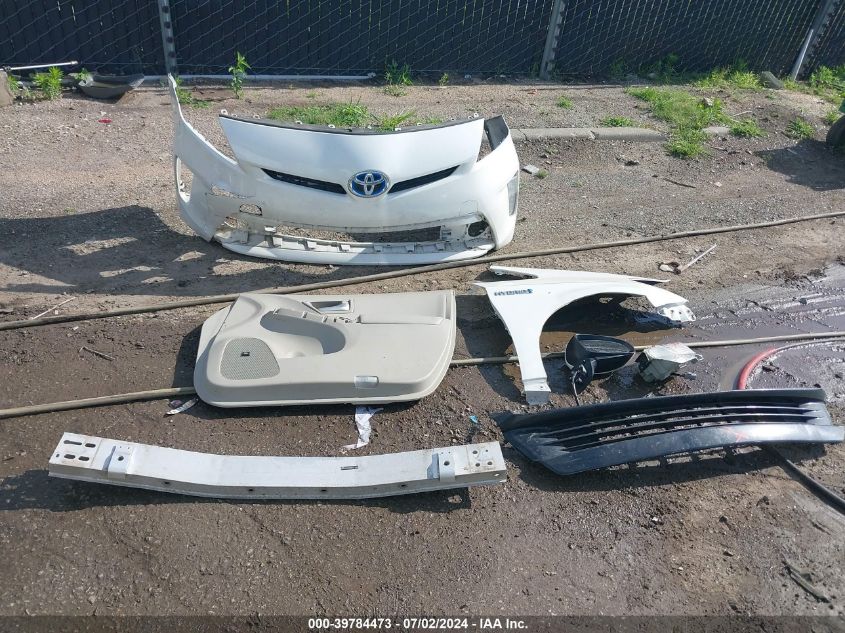 2012 Toyota Prius Four VIN: JTDKN3DU5C5510943 Lot: 39784473