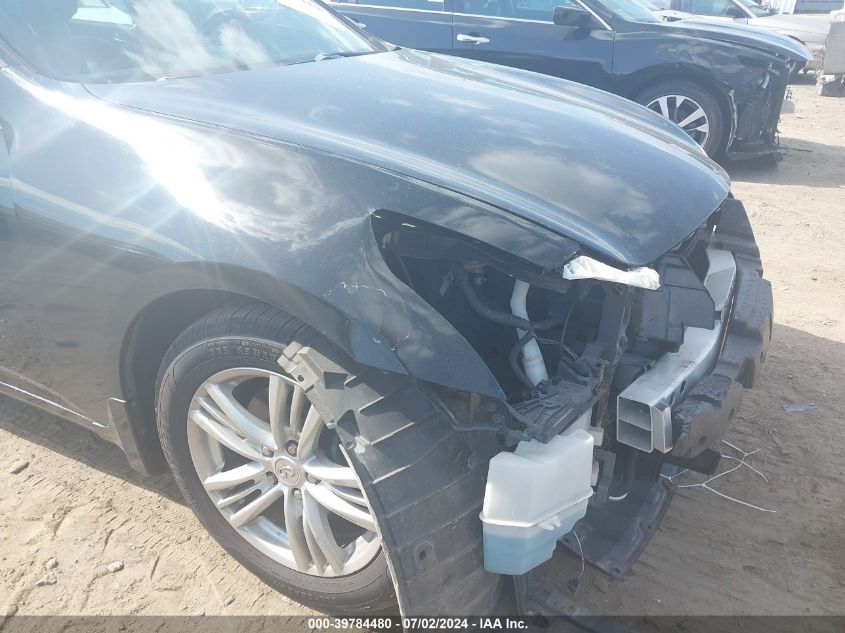 2012 Infiniti G25 Journey VIN: JN1DV6AP7CM810467 Lot: 39784480