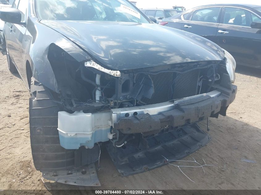 2012 Infiniti G25 Journey VIN: JN1DV6AP7CM810467 Lot: 39784480