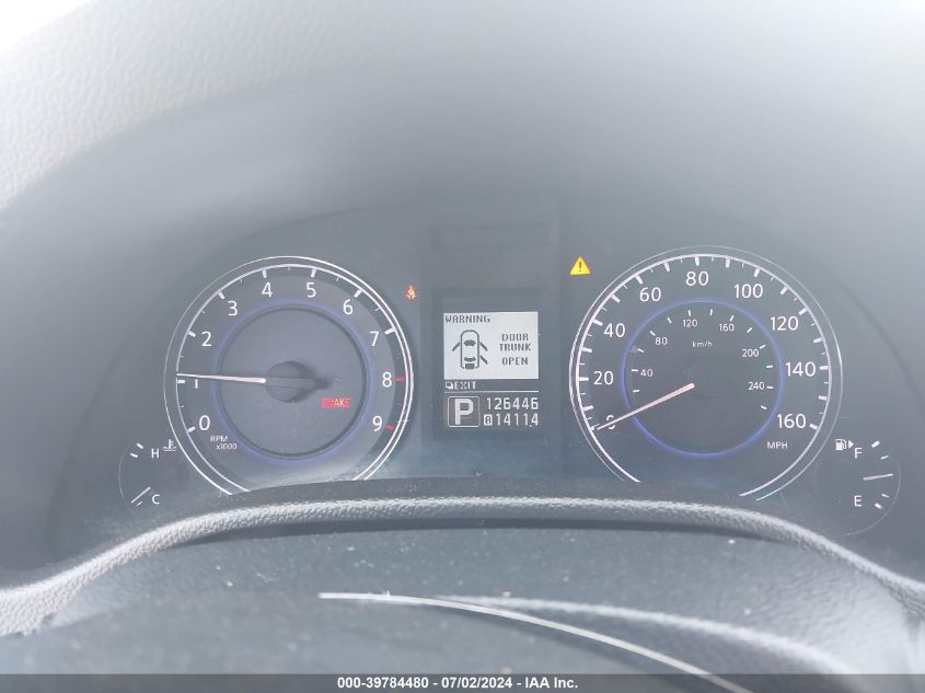 2012 Infiniti G25 Journey VIN: JN1DV6AP7CM810467 Lot: 39784480