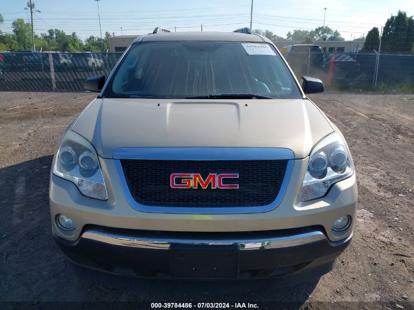 2010 GMC Acadia Sle VIN: 1GKLVLED7AJ124701 Lot: 39784486