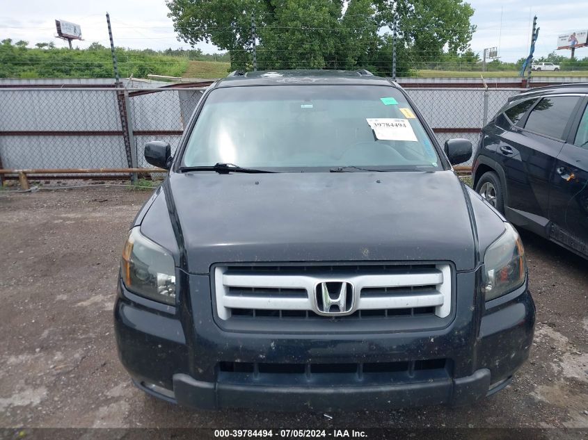 2006 Honda Pilot Ex-L VIN: 5FNYF28596B007438 Lot: 39784494