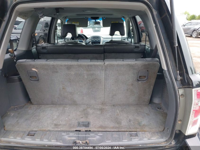 2006 Honda Pilot Ex-L VIN: 5FNYF28596B007438 Lot: 39784494