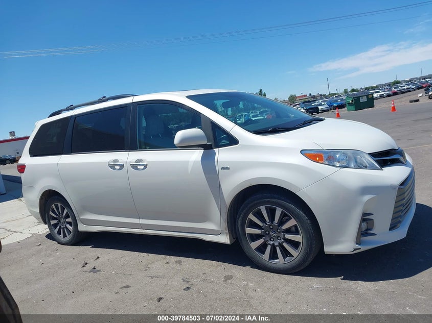 2020 Toyota Sienna Xle Premium VIN: 5TDDZ3DC1LS231701 Lot: 39784503
