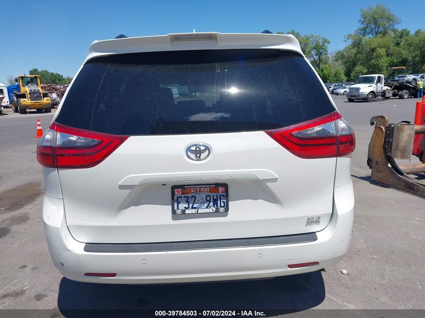 2020 Toyota Sienna Xle Premium VIN: 5TDDZ3DC1LS231701 Lot: 39784503