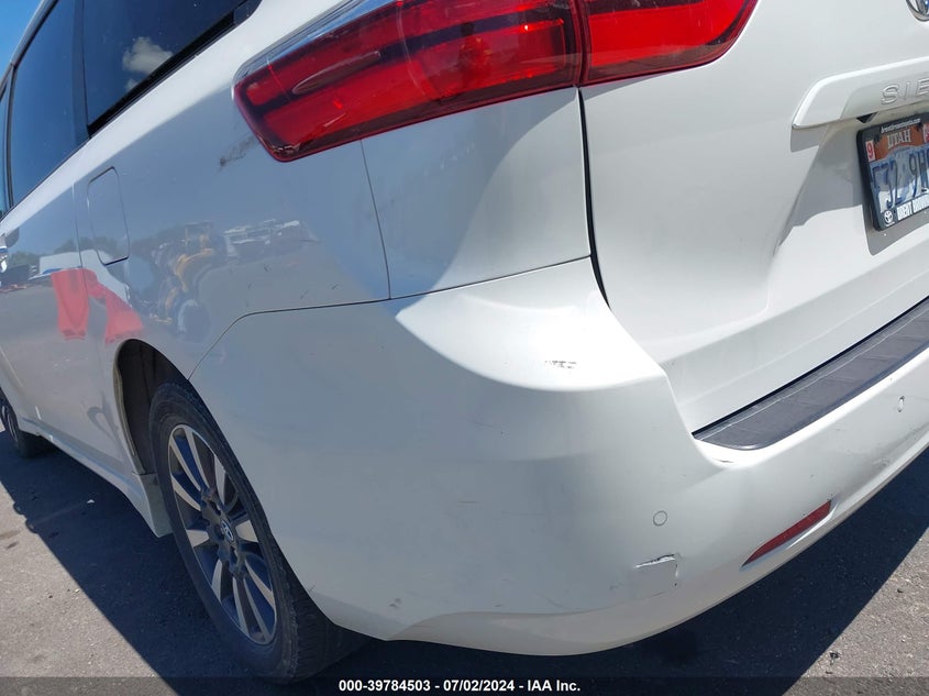 2020 Toyota Sienna Xle Premium VIN: 5TDDZ3DC1LS231701 Lot: 39784503