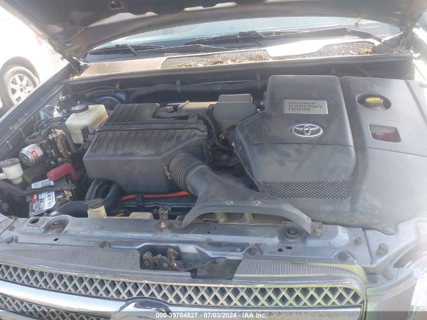 2006 Toyota Highlander Hybrid Limited V6 VIN: JTEDW21A060009210 Lot: 39784527
