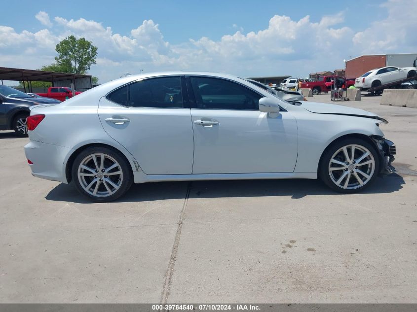 2007 Lexus Is 250 VIN: JTHBK262072035352 Lot: 39784540