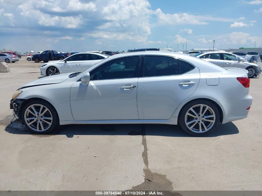 2007 Lexus Is 250 VIN: JTHBK262072035352 Lot: 39784540