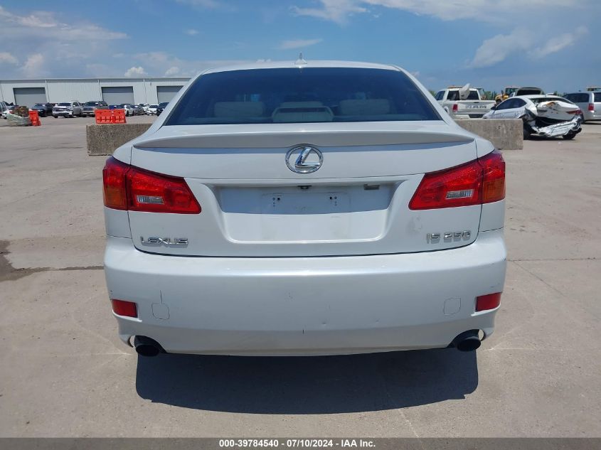 2007 Lexus Is 250 VIN: JTHBK262072035352 Lot: 39784540