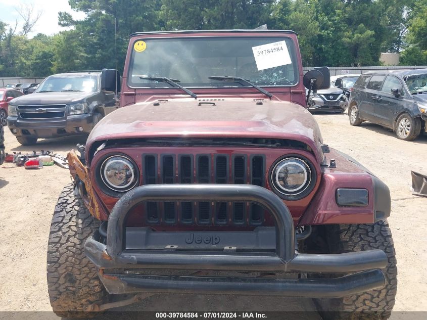 2002 Jeep Wrangler X VIN: 1J4FA39S82P729090 Lot: 39784584