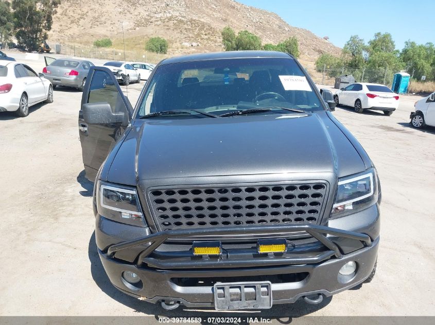 2007 Ford F150 Supercrew VIN: 1FTPW14547KB83166 Lot: 39784589