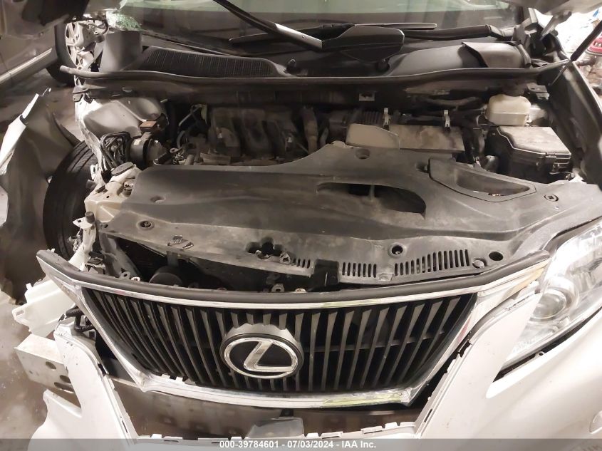 2010 Lexus Rx 350 VIN: 2T2BK1BA4AC052877 Lot: 39784601