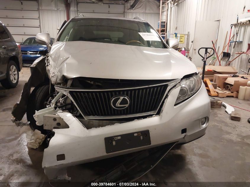 2010 Lexus Rx 350 VIN: 2T2BK1BA4AC052877 Lot: 39784601