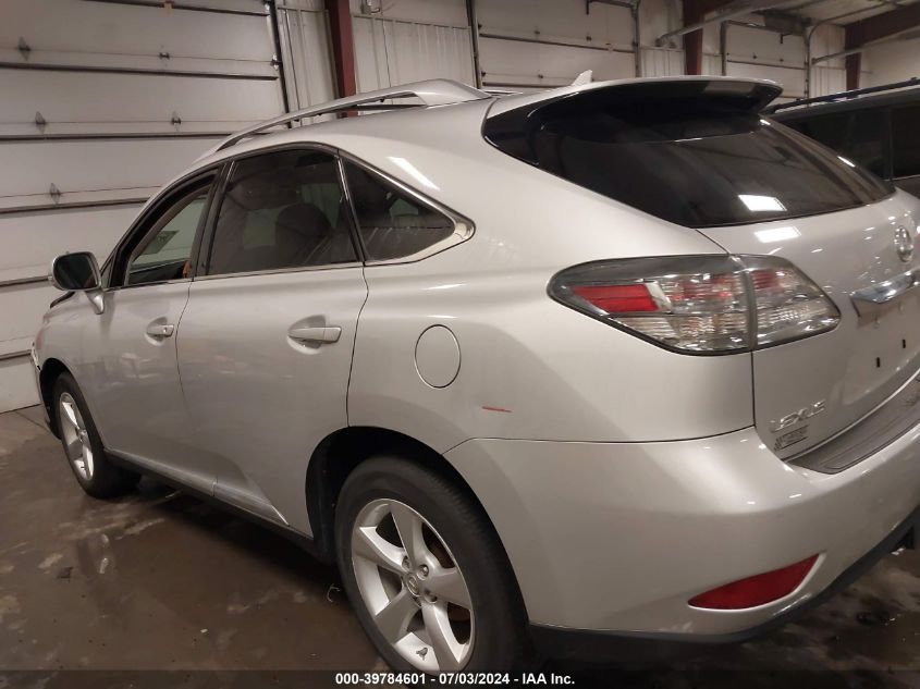 2010 Lexus Rx 350 VIN: 2T2BK1BA4AC052877 Lot: 39784601