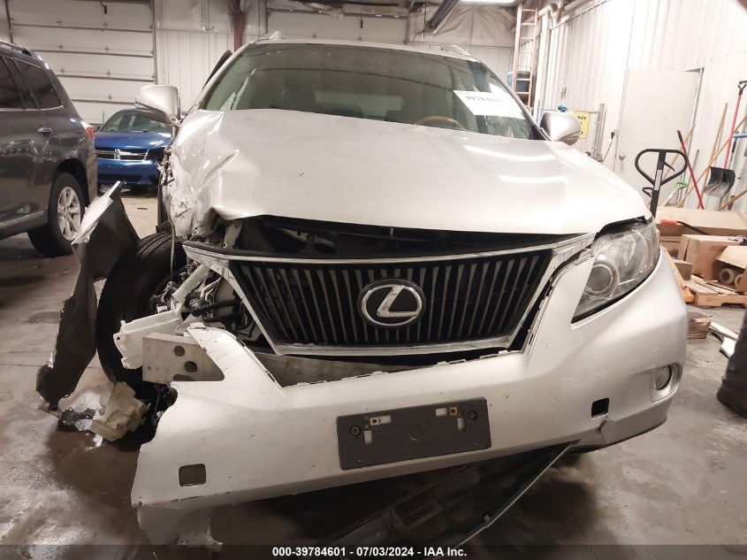 2010 Lexus Rx 350 VIN: 2T2BK1BA4AC052877 Lot: 39784601