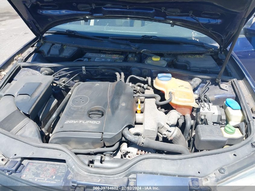 2000 Volkswagen Passat Gls VIN: WVWMA23B6YP218681 Lot: 39784602