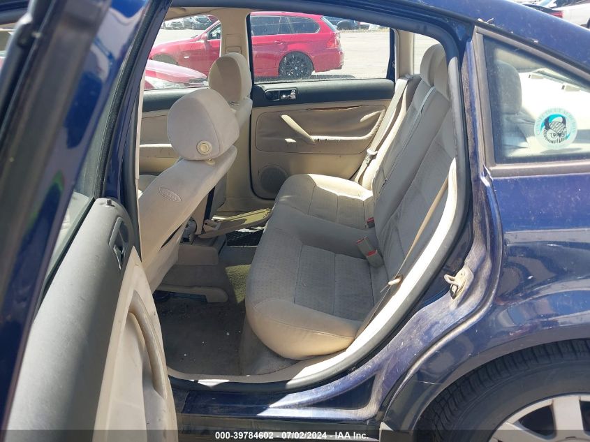 2000 Volkswagen Passat Gls VIN: WVWMA23B6YP218681 Lot: 39784602