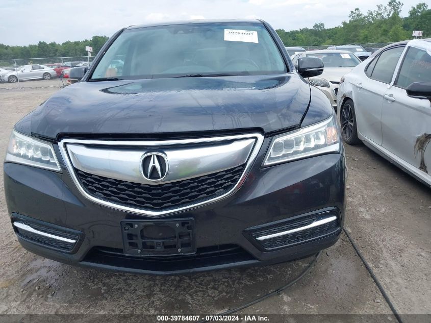 2014 Acura Mdx Technology Package VIN: 5FRYD4H4XEB029552 Lot: 39784607